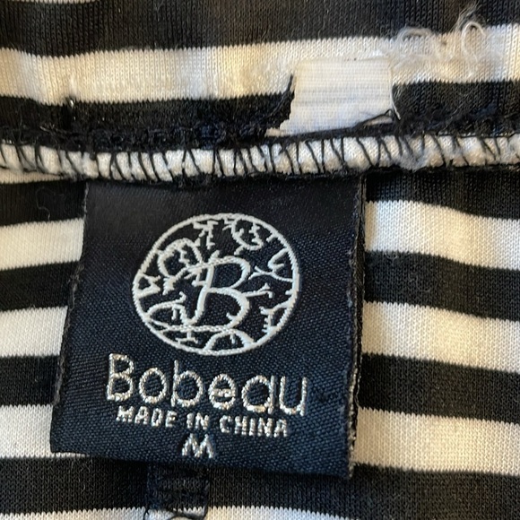 Black and White Striped Skirt - Picture 3 of 7